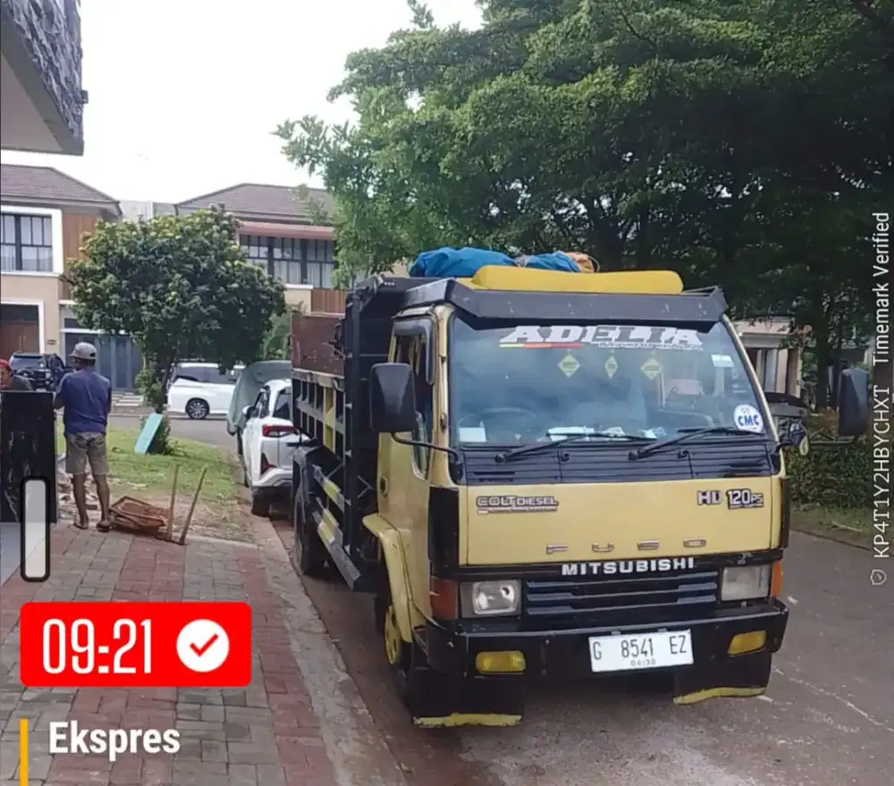 Jasa buang sampah puing barang bekas dan jual urugan