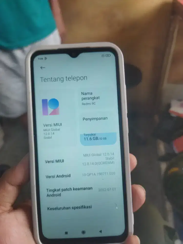 Xiomi redmi 9c bekas, mulussss.