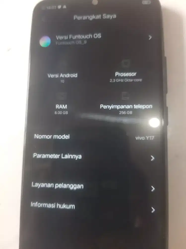 Vivo y17 ram 8/256