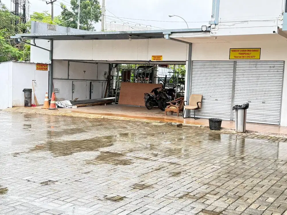 Sewakan ruangan ruko 3,5x5 m selasar 52,5 m
