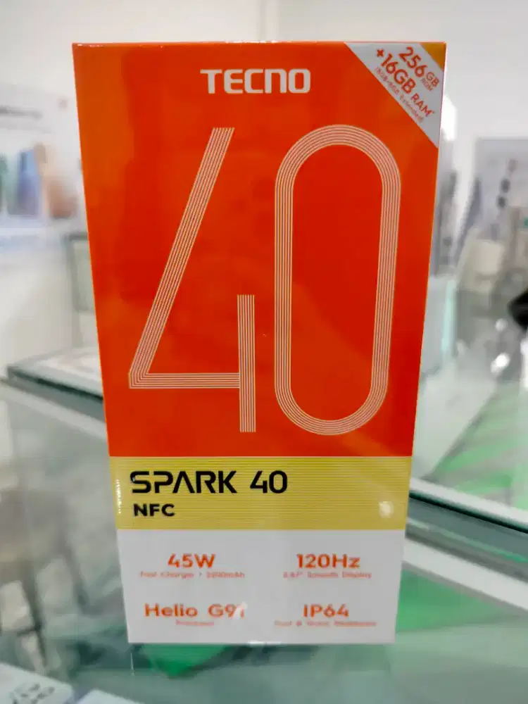 Tecno Spark 40 8/256 New Garansi Resmi Promo Bandung