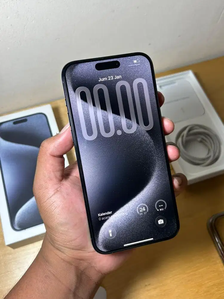 iPhone 15 Pro Max 256GB iBox ISTIMEWA Mulus BH 91% Original