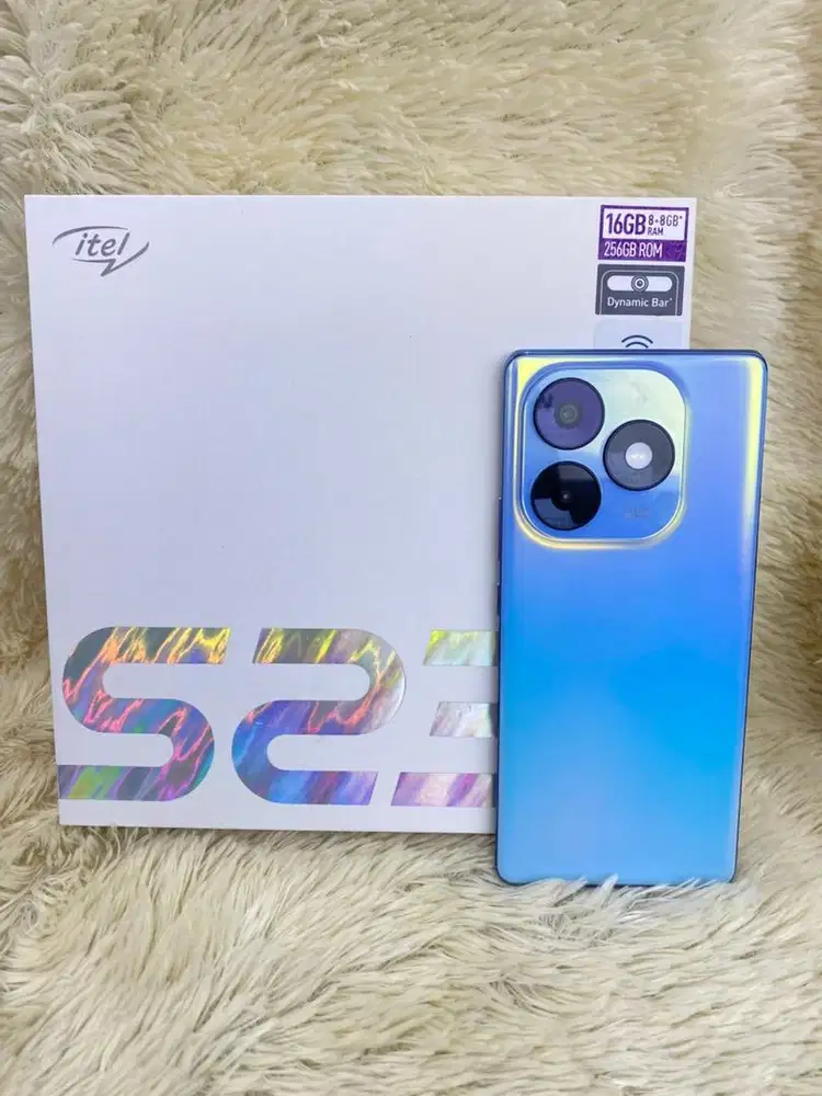 itel S23+ ram 8/256 lake cyan fullset ori #3Gcom