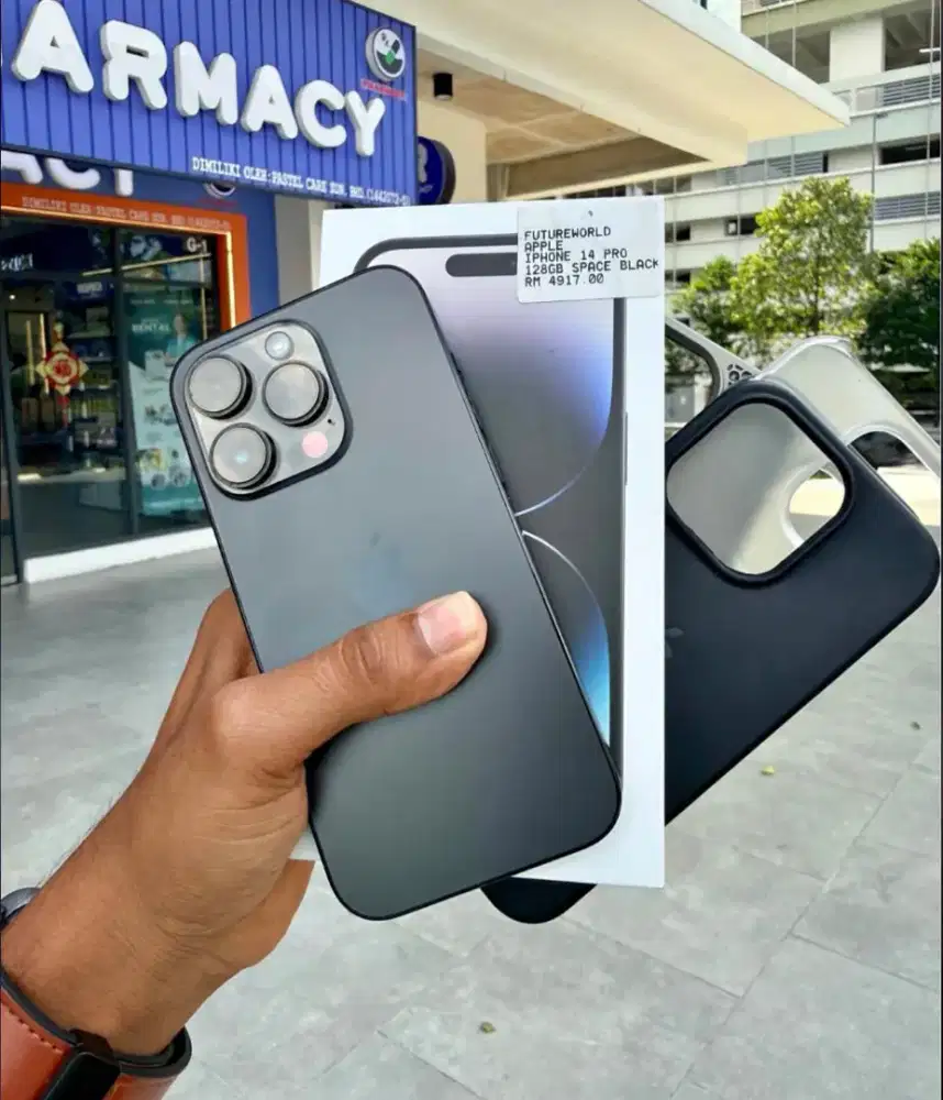 IPHONE 14 PRO 128GB BEACUKAI FULLSET ORIGINAL