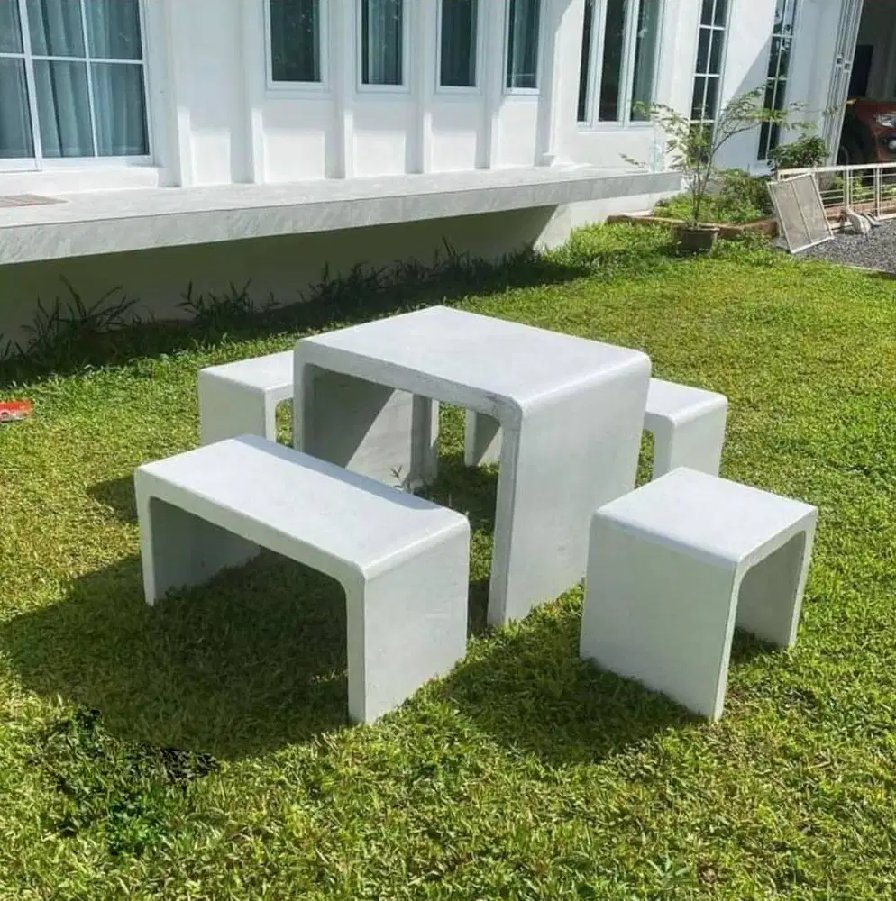 Bangku meja taman teraso outdoor