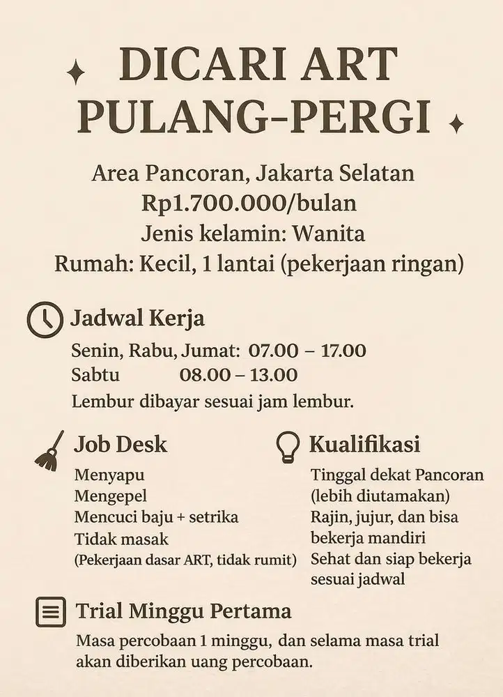 ART PULANG PERGI (PP)