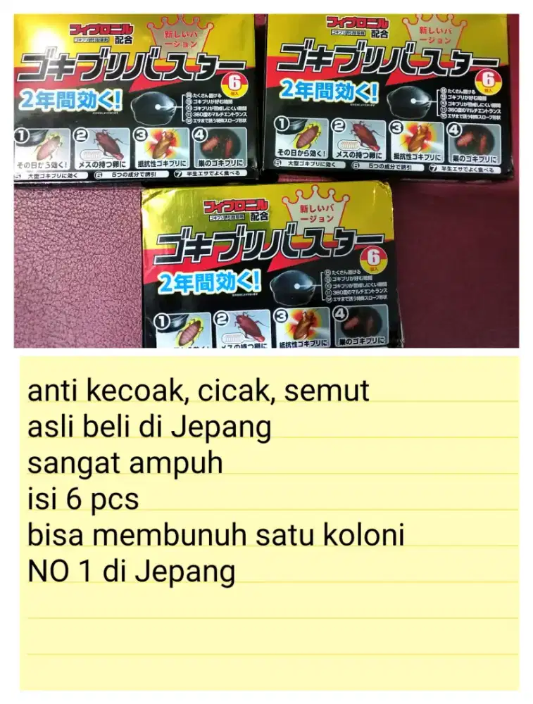 Anti kecoa dari jepang, sangat ampuh