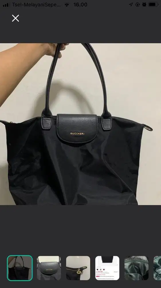 Tas Buccheri Hitam