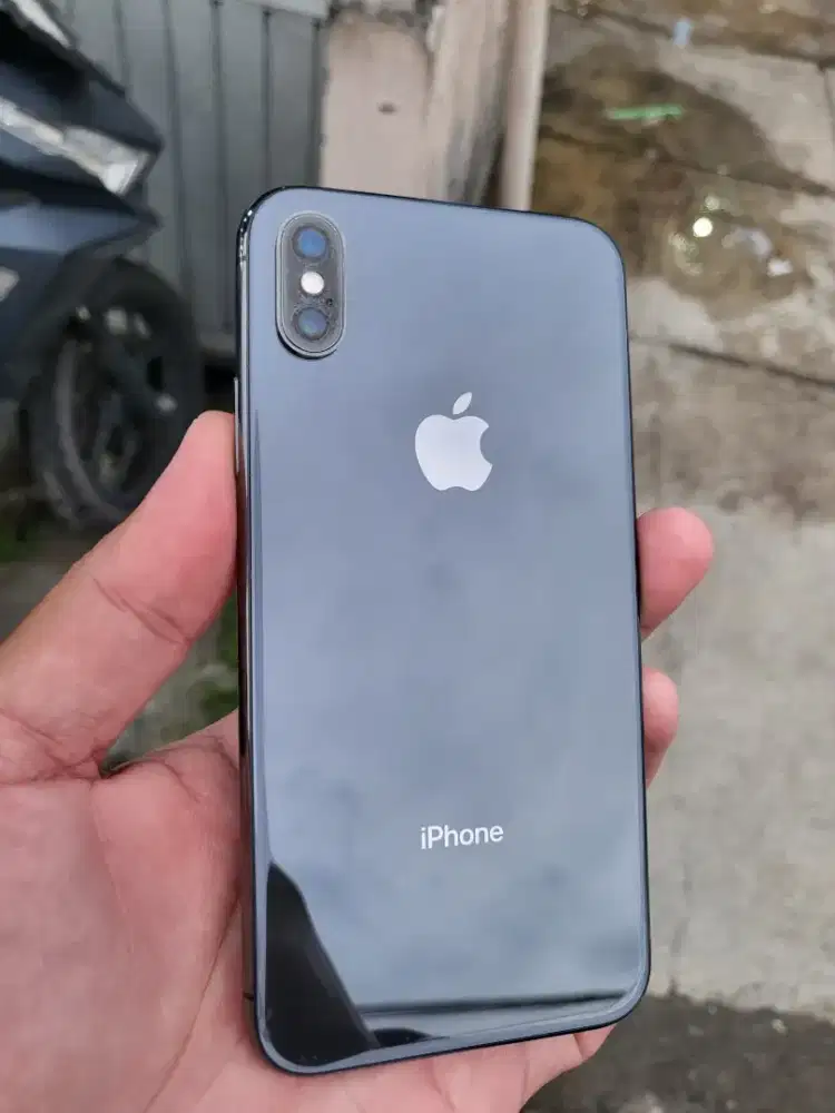 Iphone X 64 Black Rusak