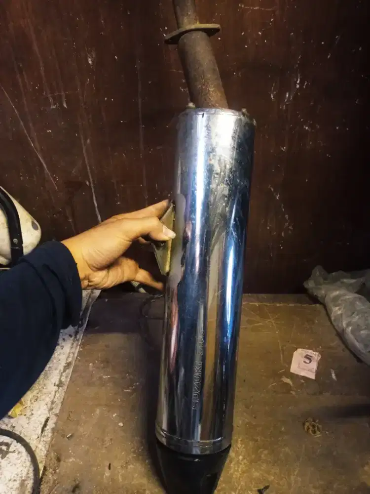 jual harga murah, knalpot original satria fl tahun 2014