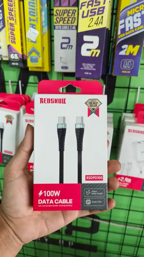 KABEL DATA TYPE C TO C 100W REDSKUL RSDPD100