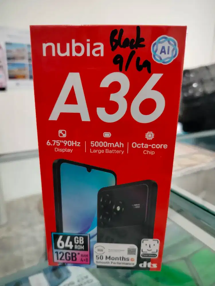 Nubia A36 4/64 New Garansi Resmi Promo Bandung