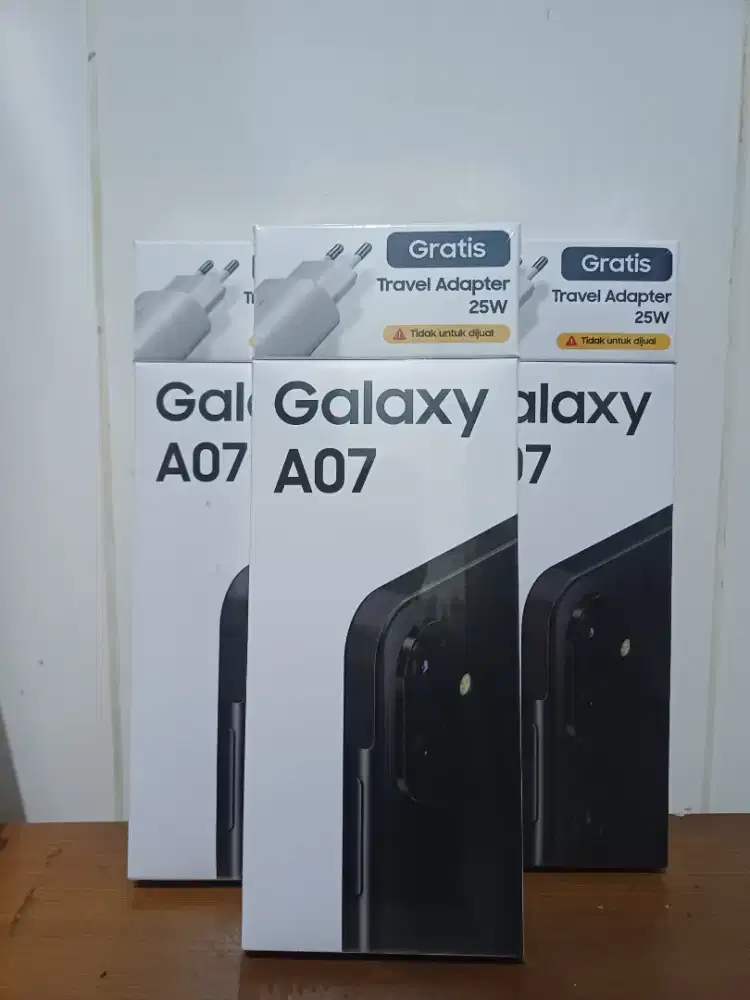 SAMSUNG A07 4/64 BLACK (GARANSI BELUM JALAN)