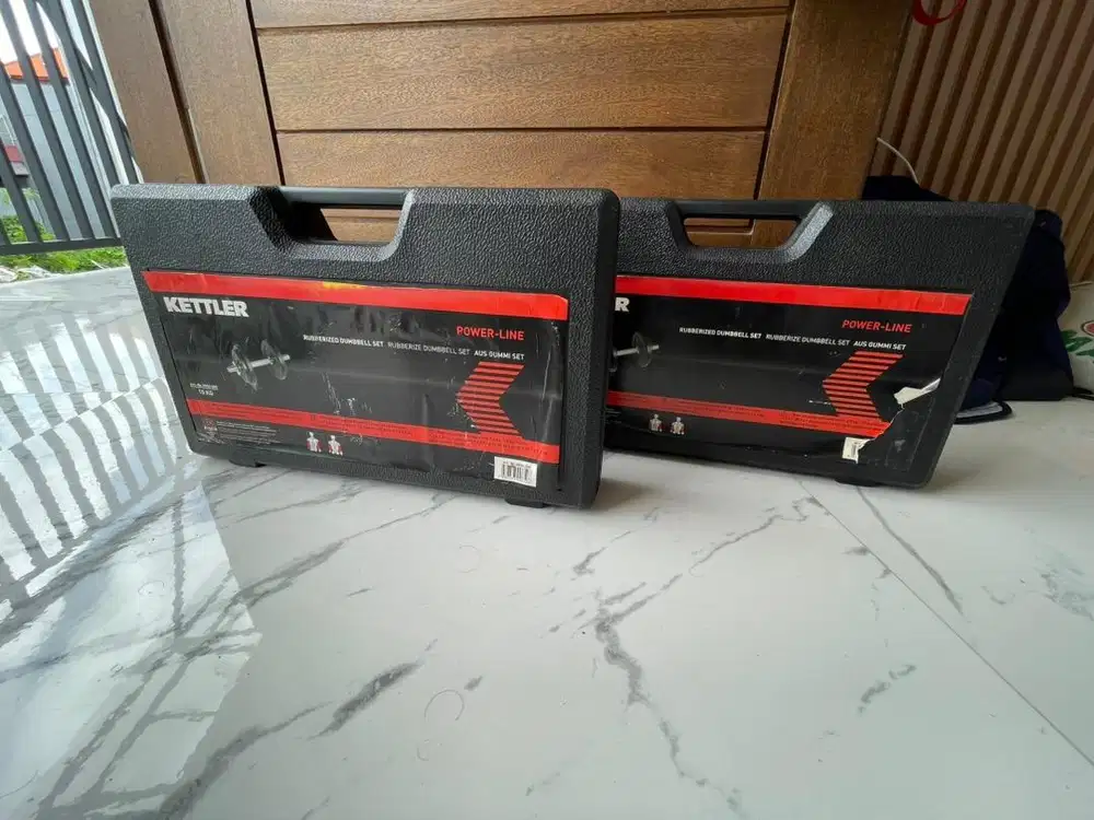 KETTLER Rubberized Dumbell Set 10KG