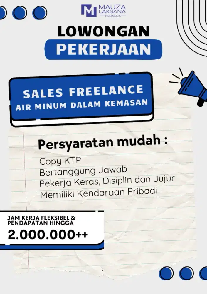 Lowongan Kerja Sales Freelance