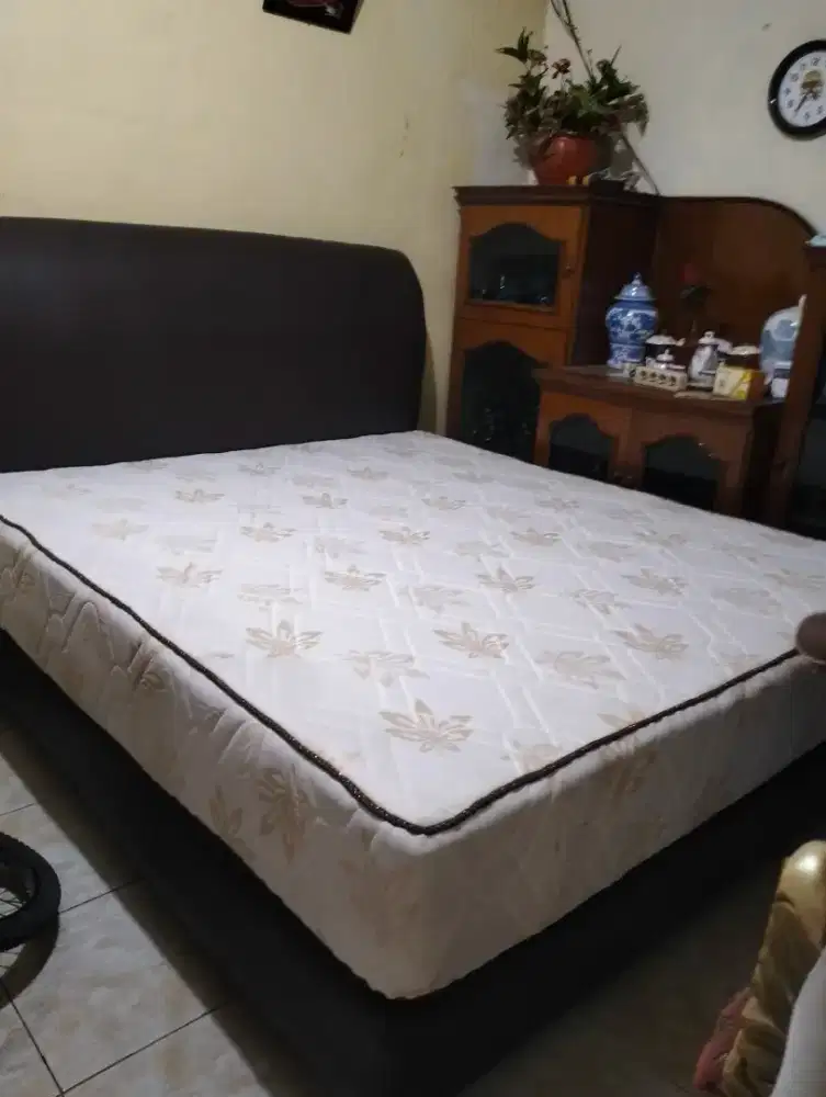 spring bed king koil full busa latex, super berat