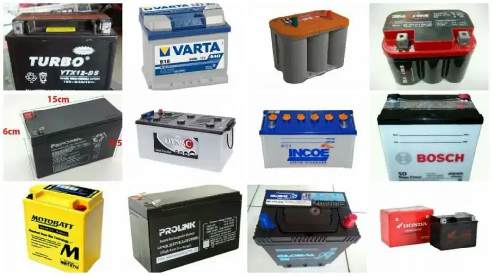Aki Mobil bergaransi Baru dan second/copotan