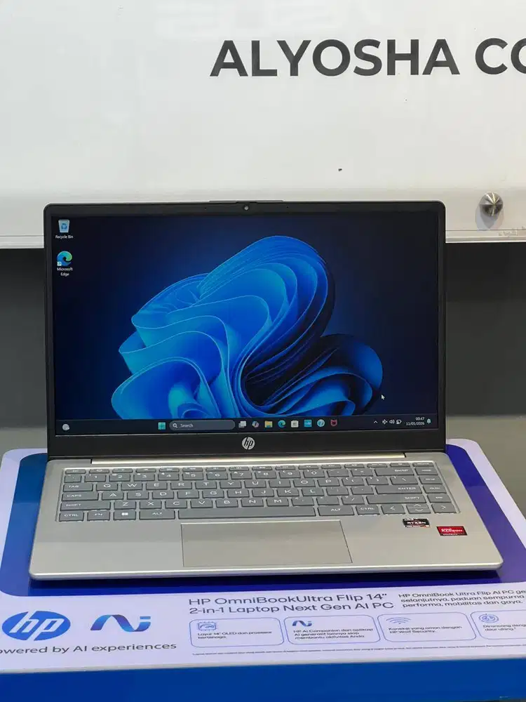 HP 14 EM0530AU/EM0531AU Ryzen 5 7530U 8GB SSD 512GB 14′′ FHD W11+OH202