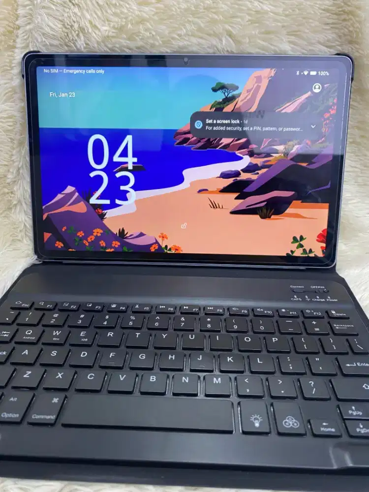 itel vista Tab 30 ram 4+8/128 black Plus keyboard#3Gcom