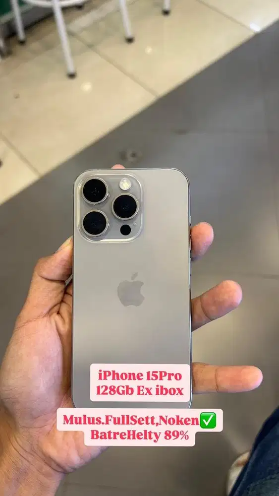 iPhone 15Pro internal 128Gb Ex ibox