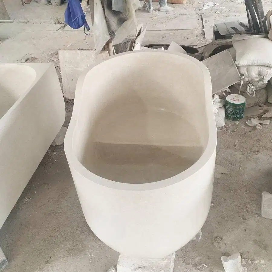 Bathtub teraso duduk minimalis