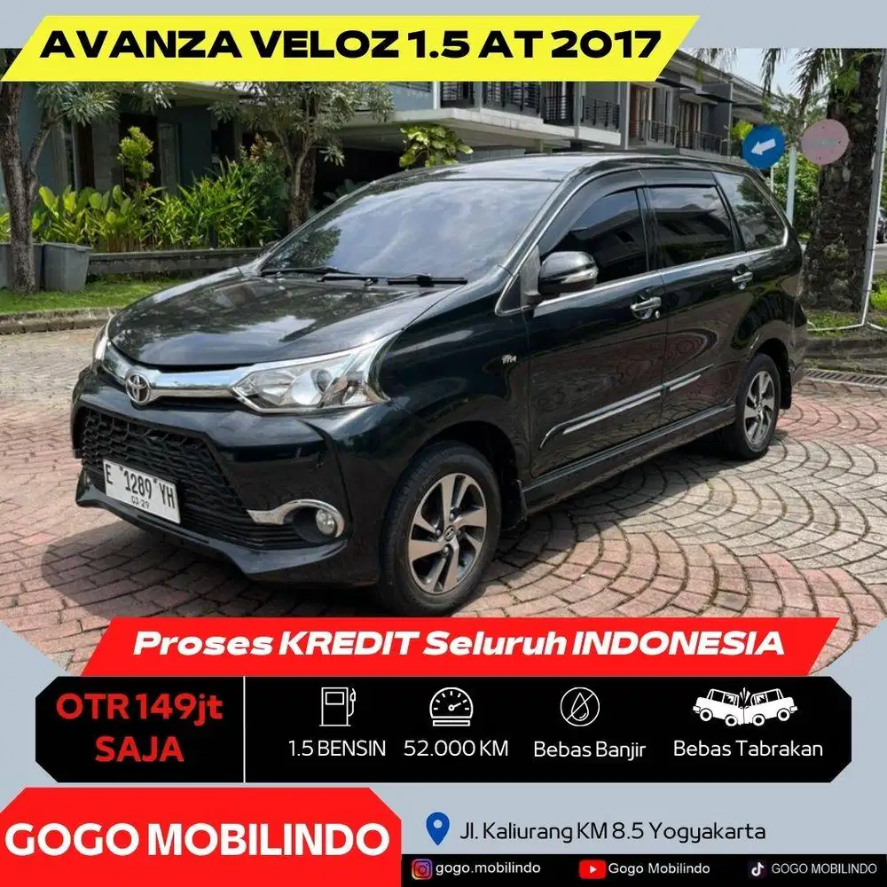 Toyota Avanza Veloz Matic 2017 ISTIMEWA DP Minim Kredit Murah Ertiga