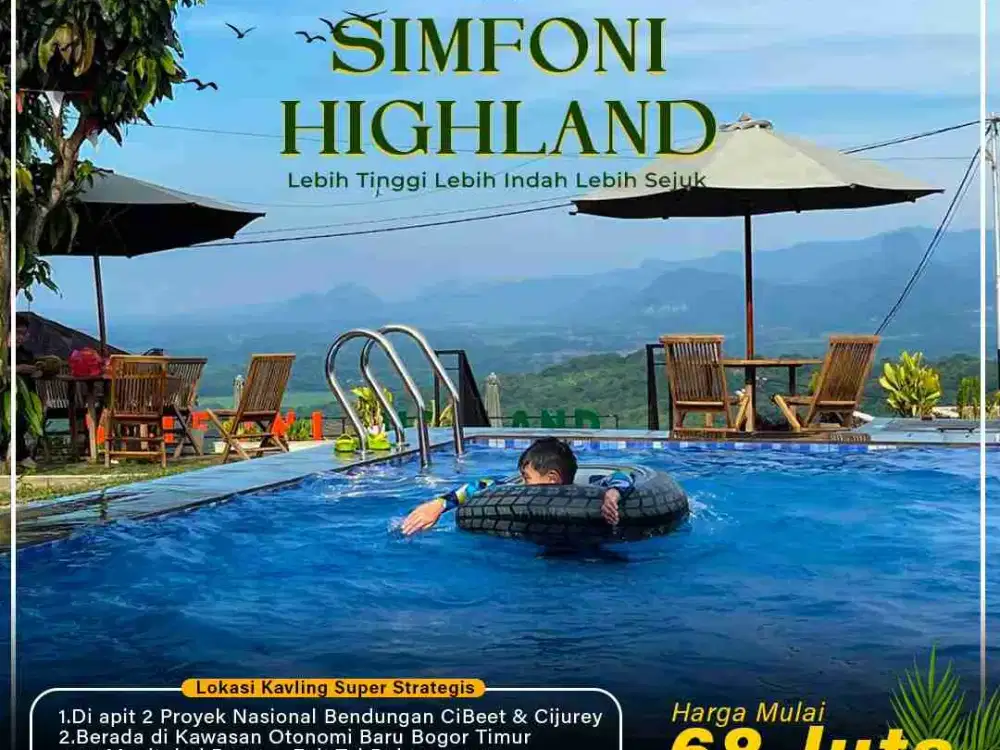 tanah kavling di atas awan SHM cariu bogor timur