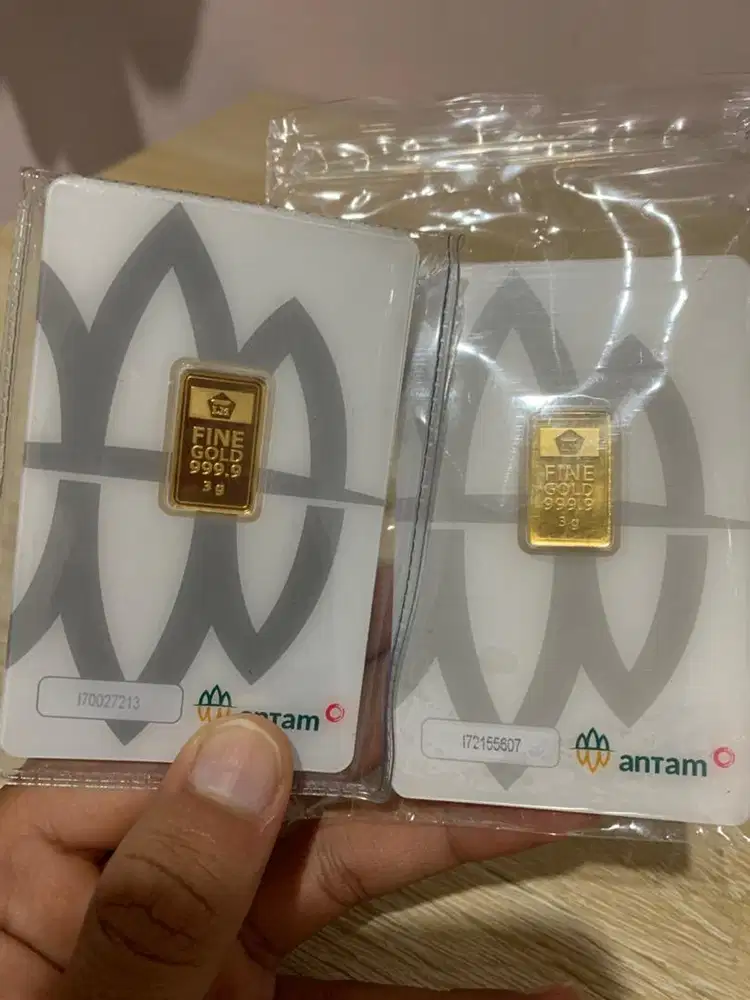 LM Antam 3 gr ada 2 pcs