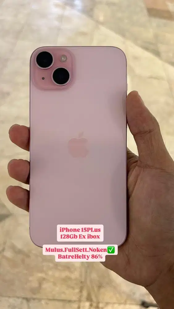 iPhone 15plus internal 128GB Ex ibox