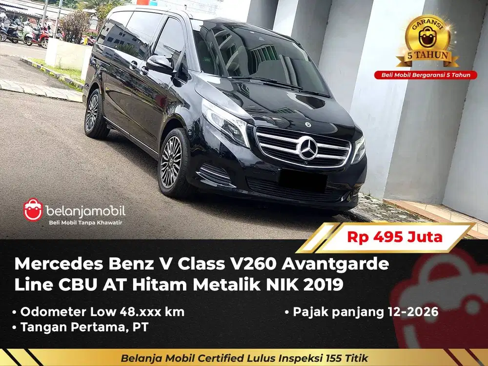 [ GARANSI 5TH ] Mercedes Benz Mercy V Class V260 V 260 AVG 2019/2020
