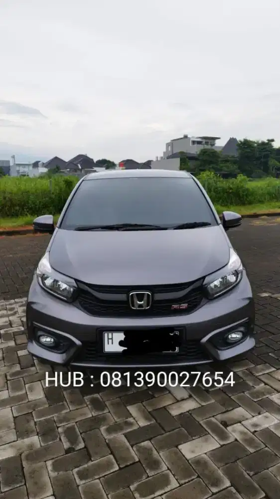 Honda Brio RS 2020 abu metalik istimewa