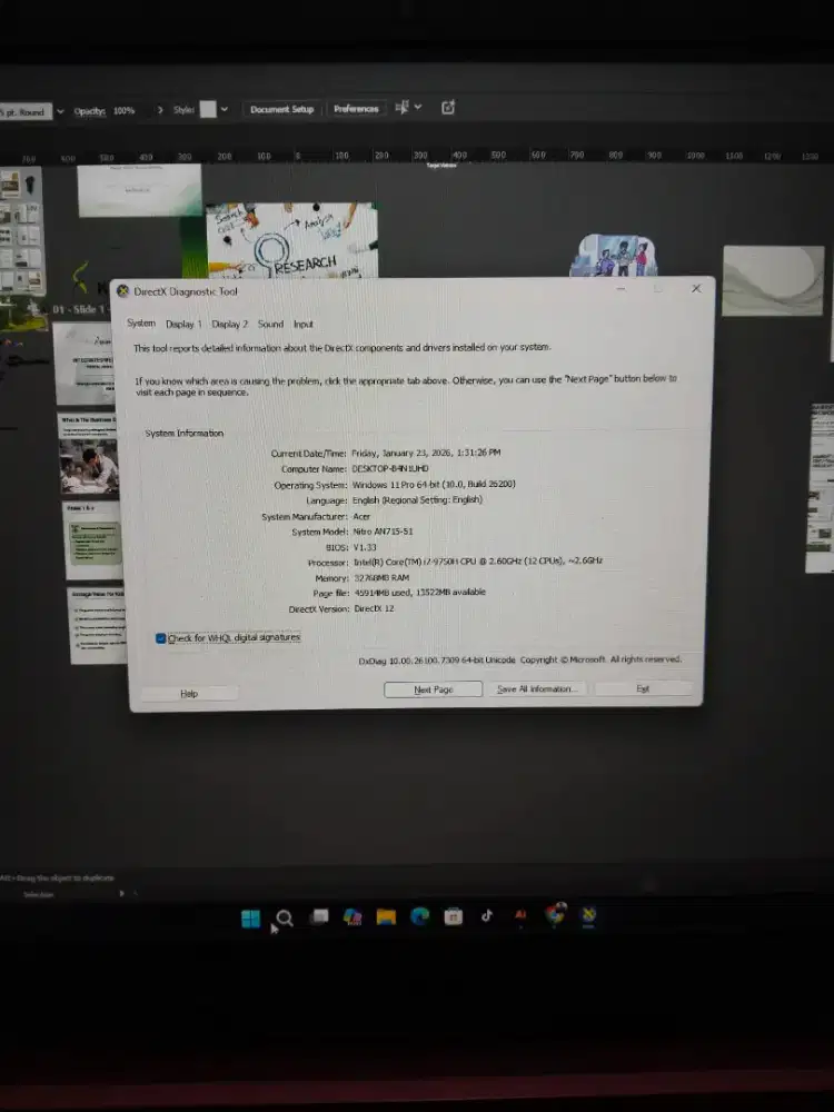 Acer Nitro AN 715-51 32/2TB Nvme