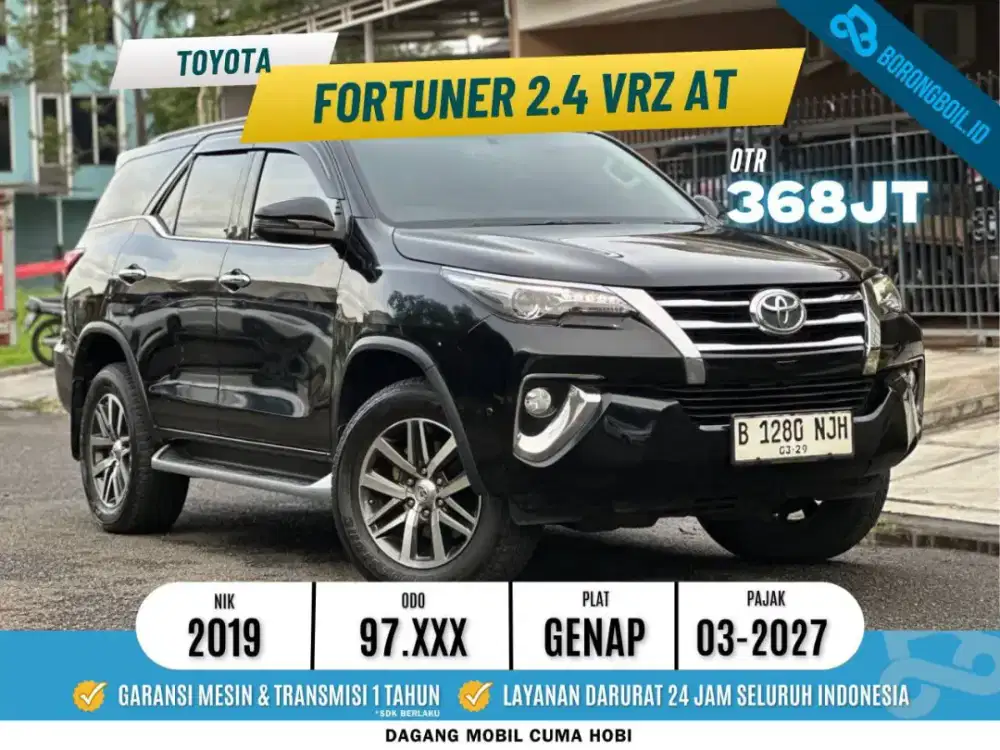 [TERMURAH] Toyota Fortuner VRZ 2.4 AT 2019