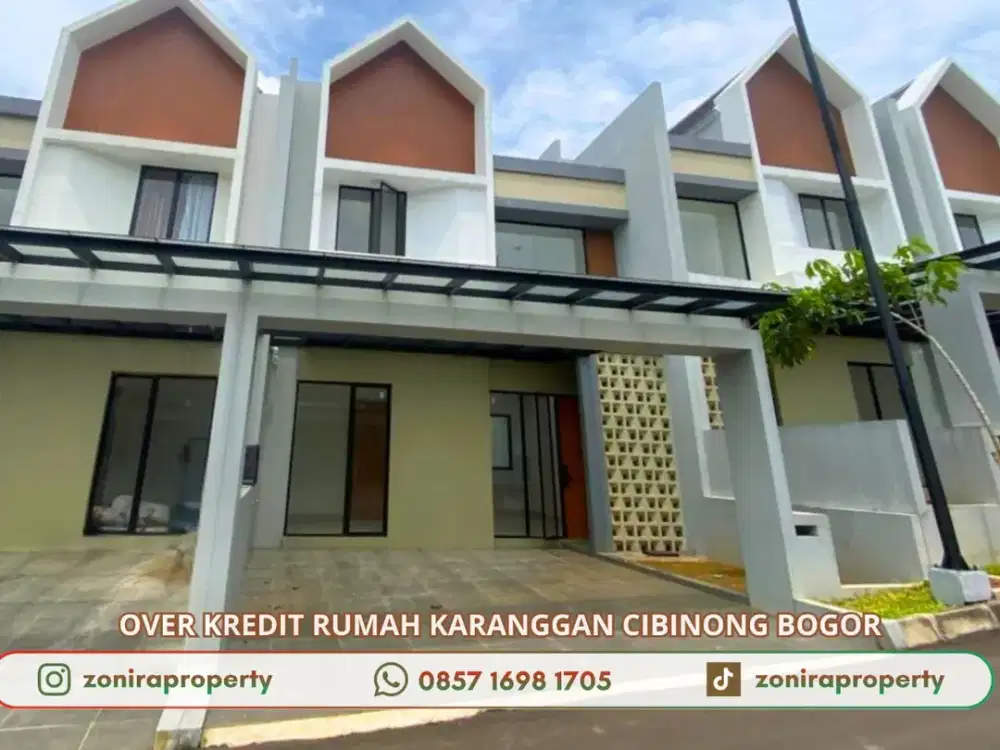 TAKE OVER Rumah Cantik Kawasan Elite Strategis dkt Tol Karanggan Jagorawi Golf Estate