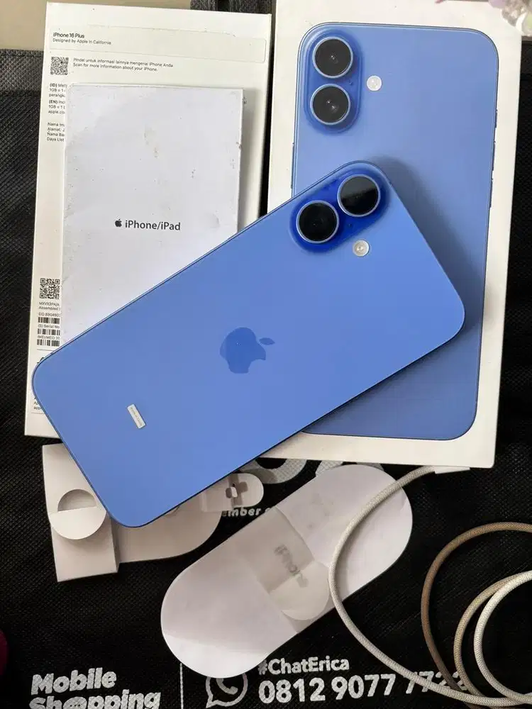 iPhone 16 Plus 128Gb Garansi Resmi iBox Fullset