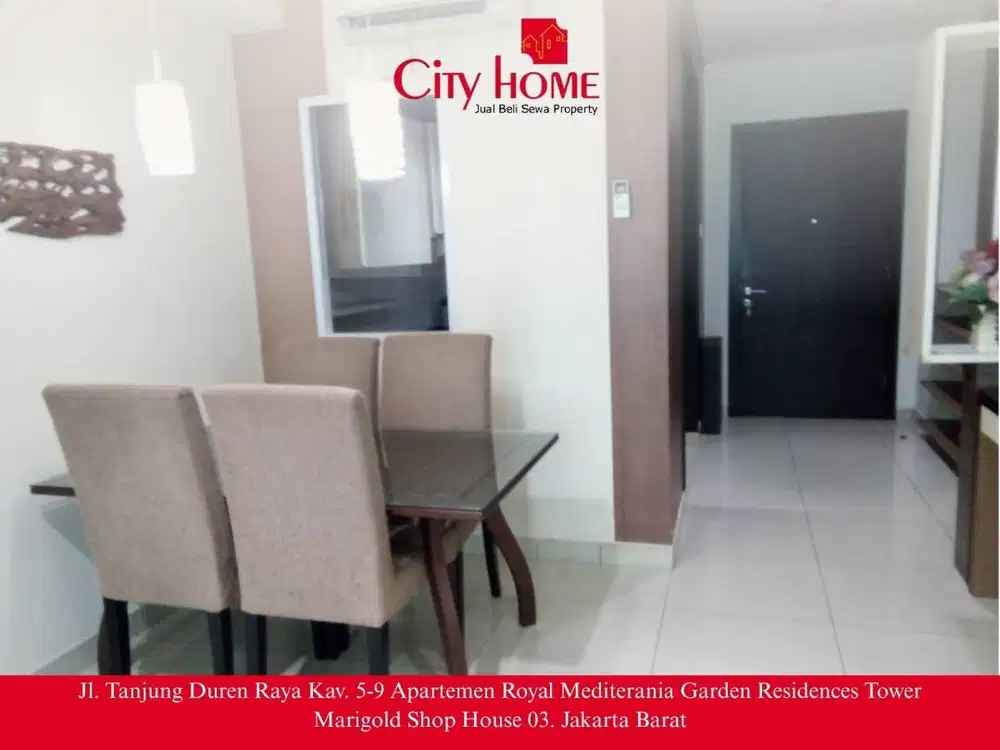 Disewakan Central Park Residences 2 BR 77,5 m² Jakarta Barat