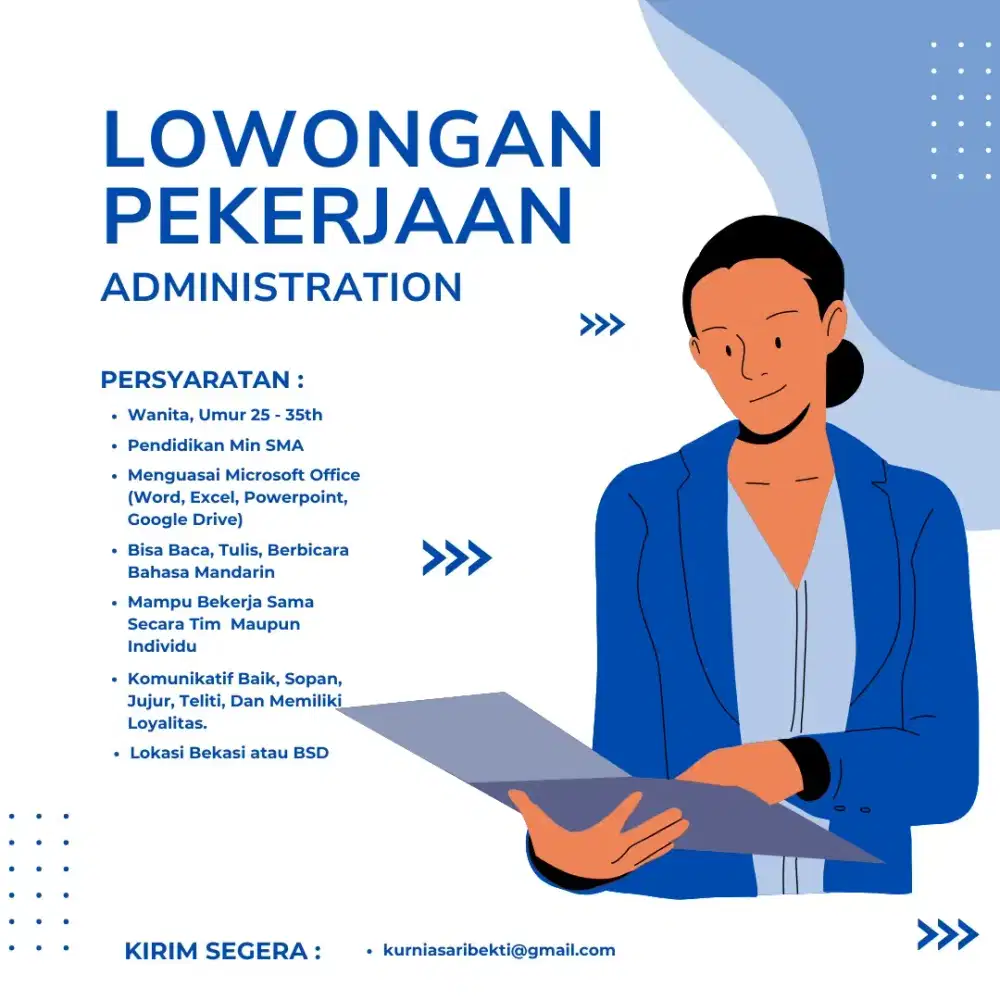 Lowongan Kerja Administrasi
