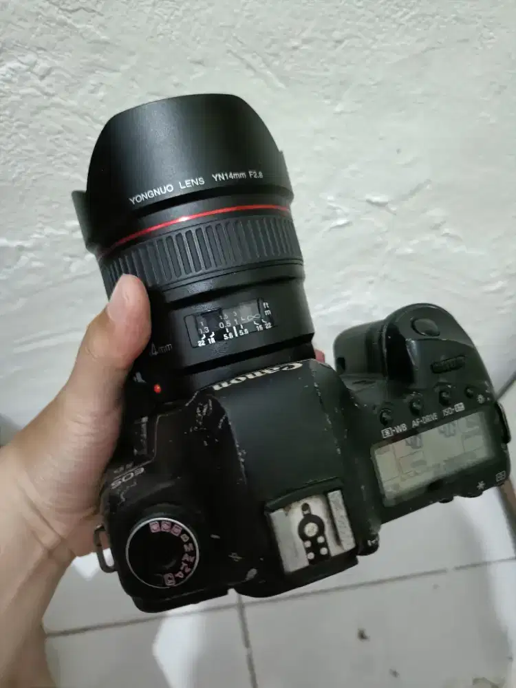 CANON 5D MARK II LENSA YN 14MM F2.8