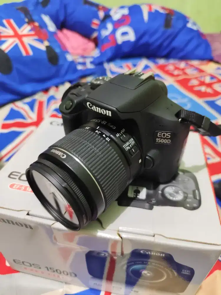 Kamera Canon EOS 1500D Fullset