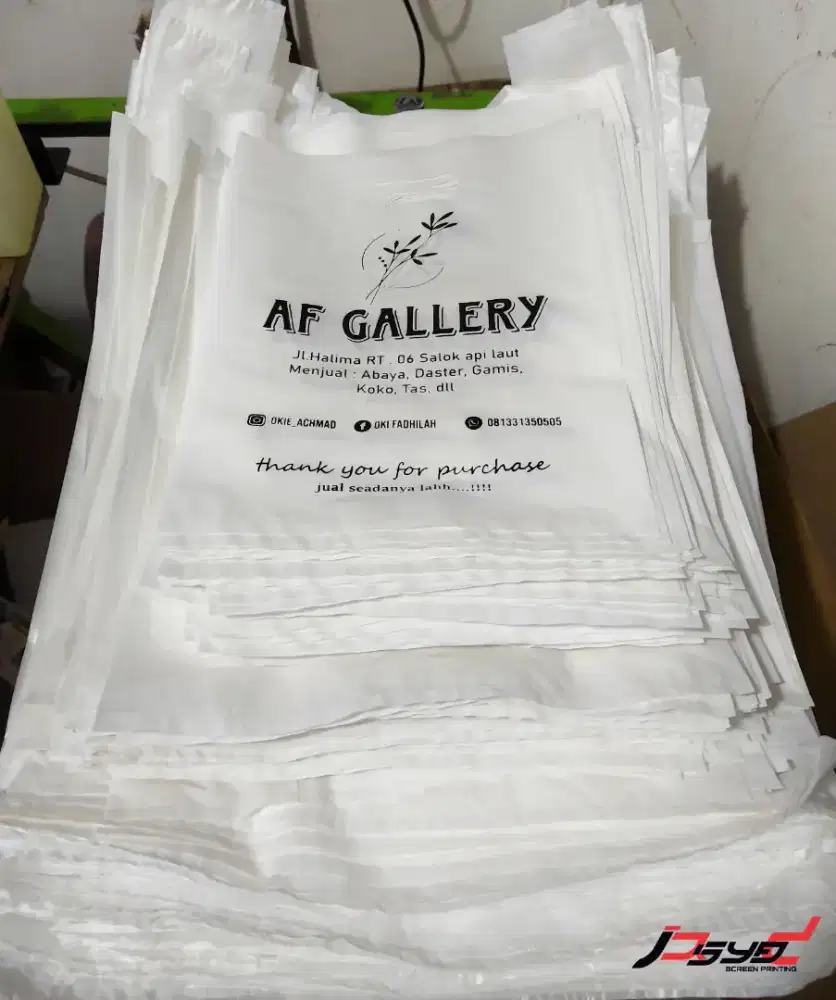 SABLON PLASTIK OLSHOP