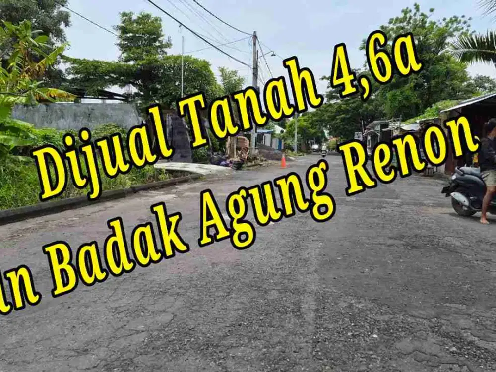 Dijual Tanah 4,6a di Jln induk Badak Agung Renon Denpasar Bali