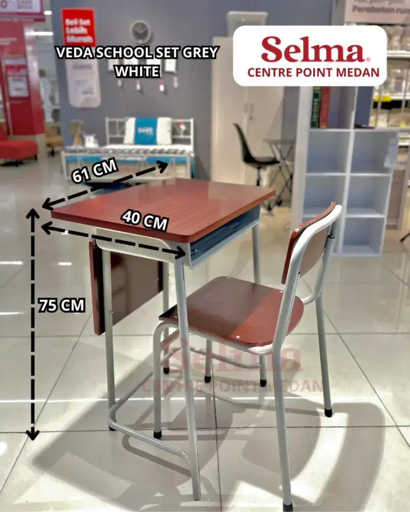 Meja sekolah set veda