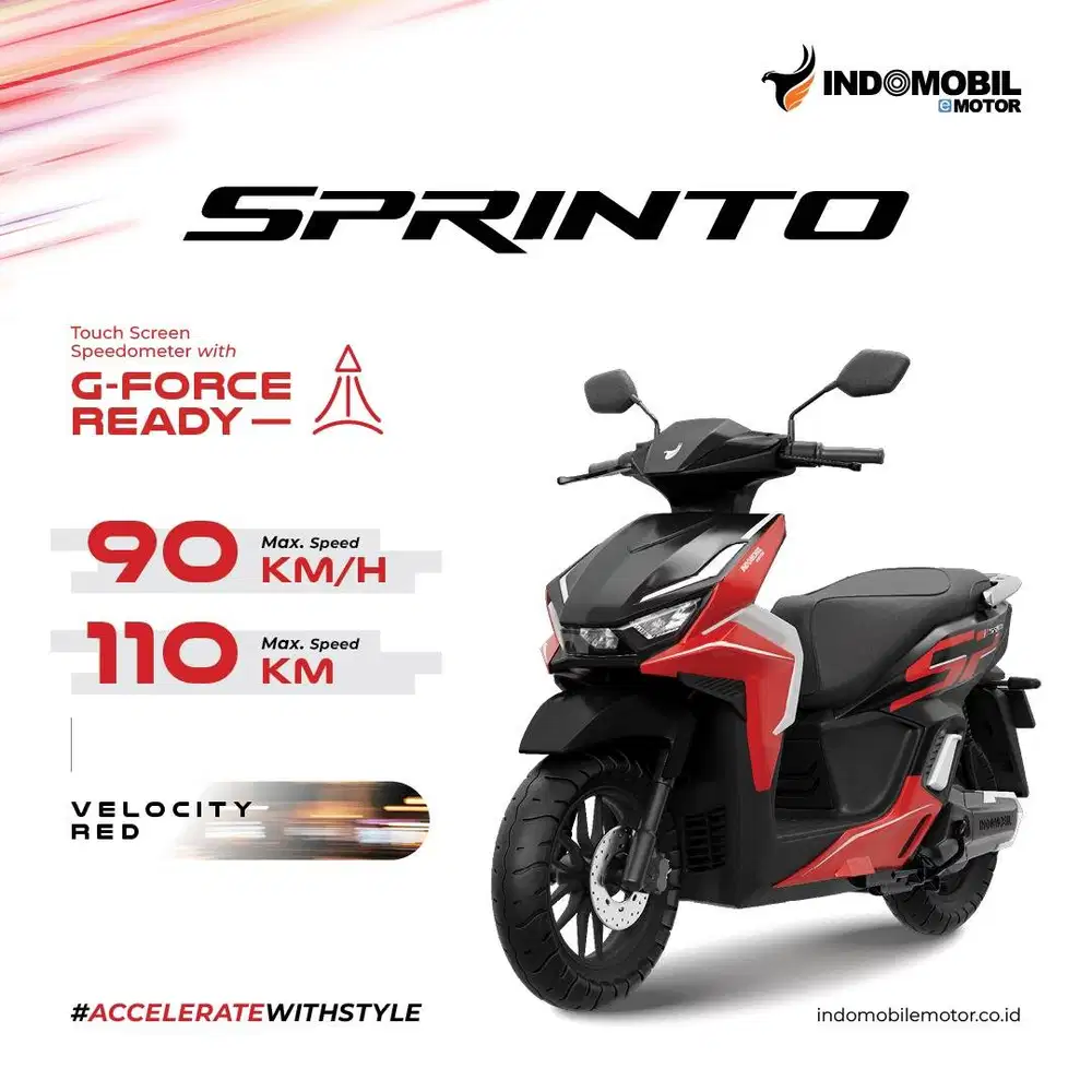 [MOTOR BARU] Indomobil eMotor SPRINTO 2024 – Motor Listrik Canggih