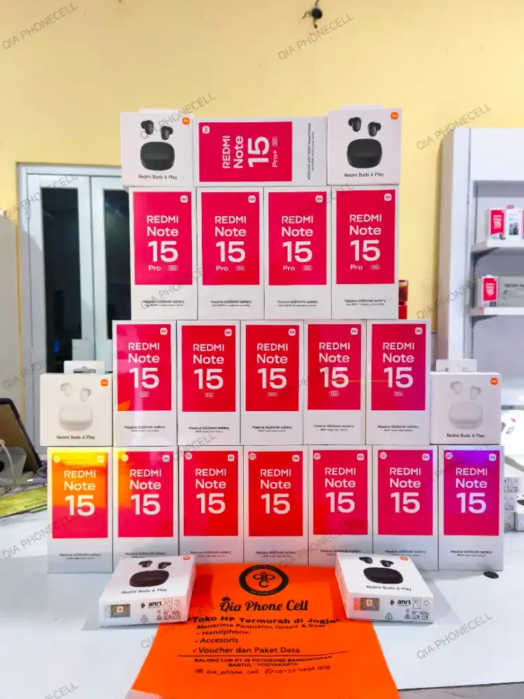 REDMI NOTE 15 SERIES FREE REDMI BUDS 6 PLAY DAN CASH BACK 200K