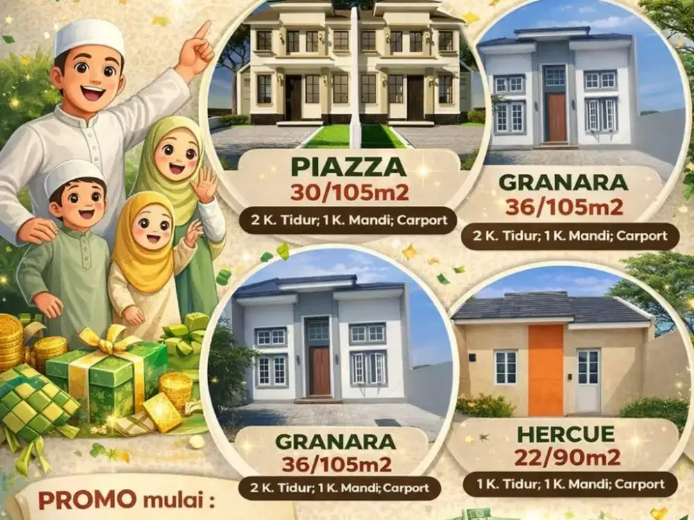 RUMAH READY SIDOARJO MULAI RP. 300JT-AN