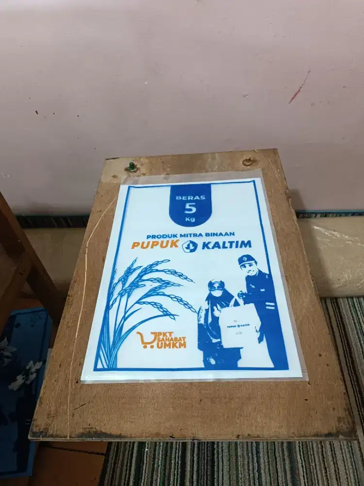 SABLON PLASTIK KEMASAN BERAS