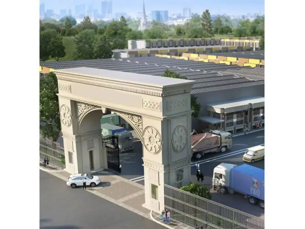 D sewa gudang bizpark pik 2