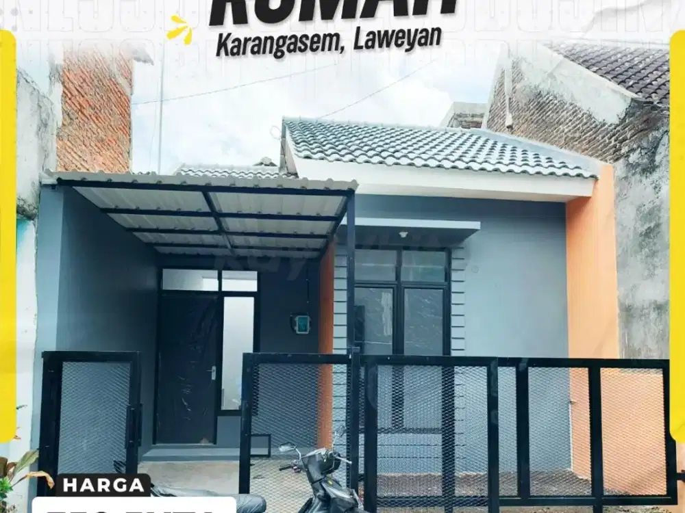Rumah Baru 2kamar Strategis Akses mobil masuk Karangasem Laweyan Solo