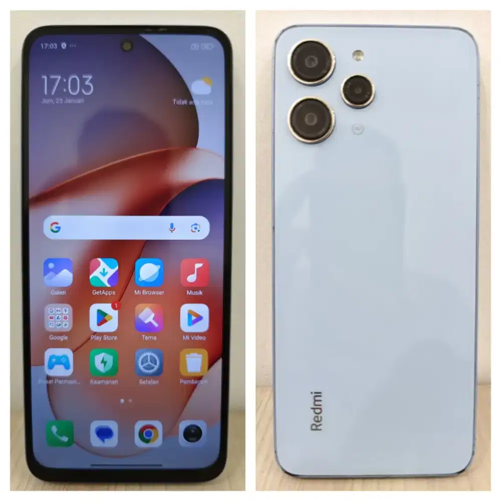 XIAOMI REDMI 12 RAM 8/256 FULLSET LUMAYAN MULUS NO MINUS