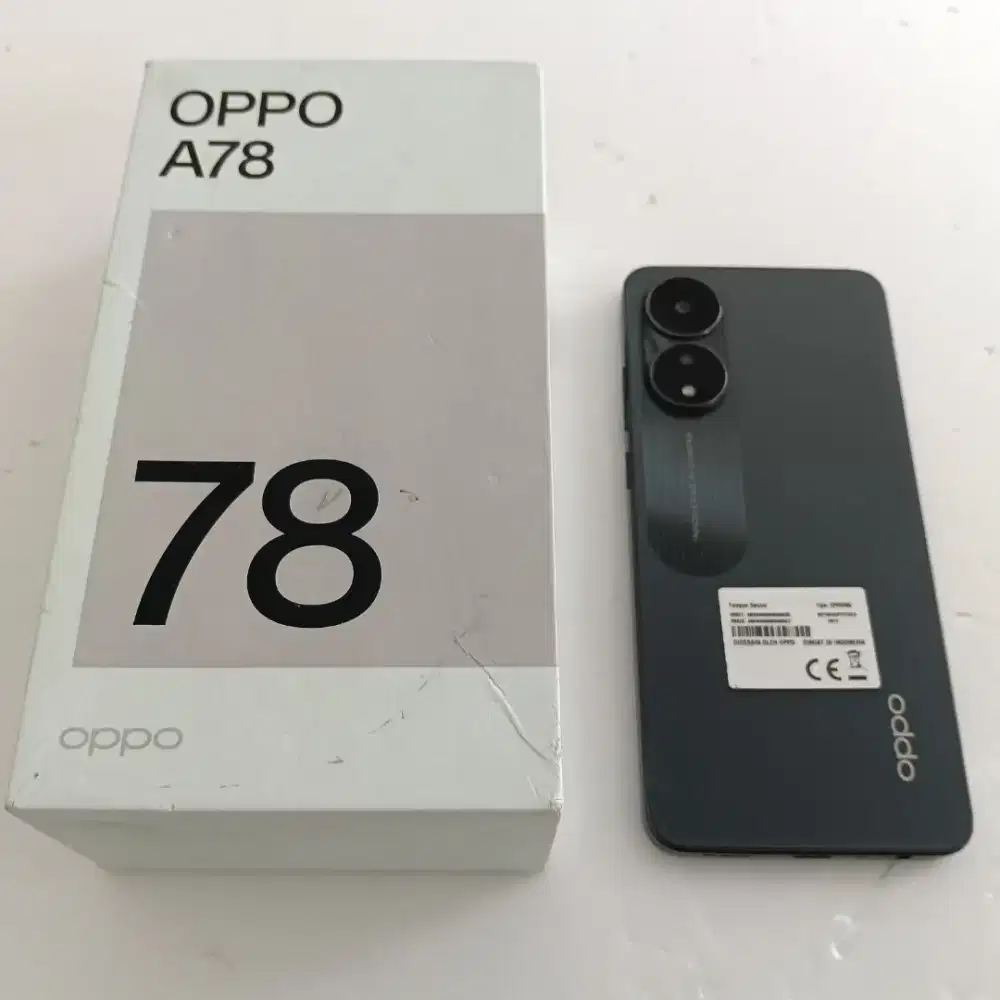 Oppo A78 ram 16gb (8+8) memori 256gb resmi